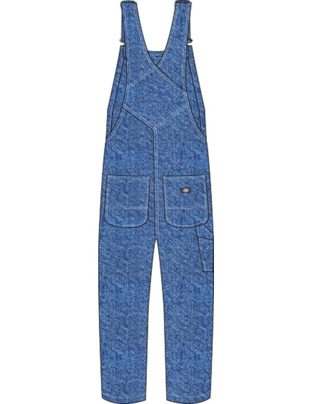 DICKIES CLASSC DNM BIB W