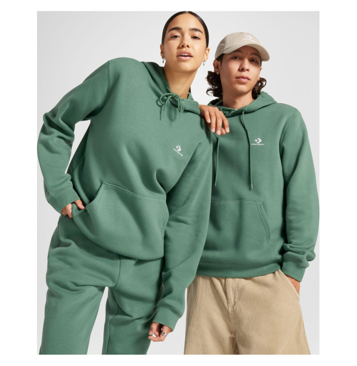 FIT LEFT CHEST STAR CHEV EMB HOODIE BB