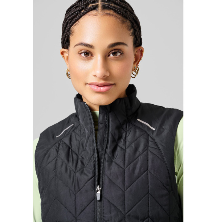 QUILTED RUNNING VEST