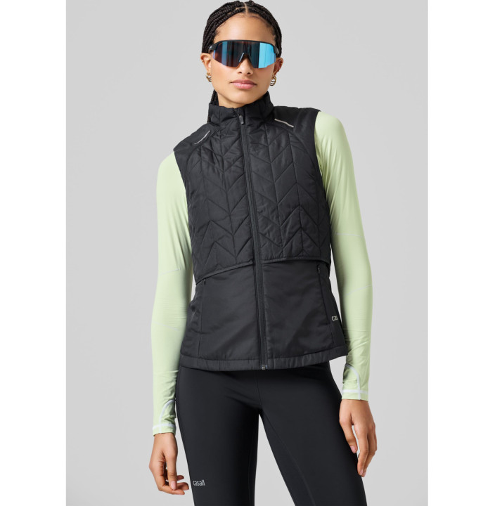 QUILTED RUNNING VEST