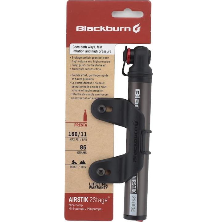 BLACKBURN AIRSTICK 2STAGE GREY ANODIZED