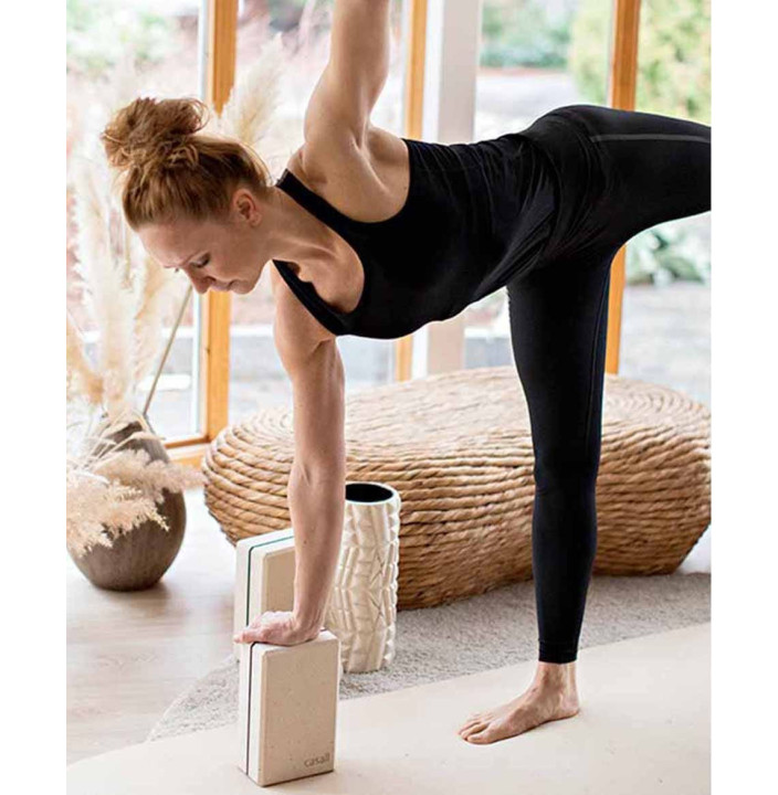 Yoga block bamboo