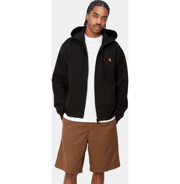 HOODED AMERICAN SCRIPT JACKET