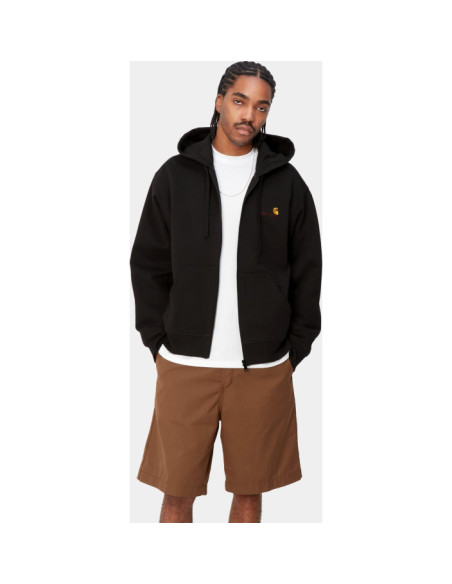 HOODED AMERICAN SCRIPT JACKET