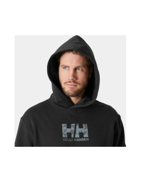 COTTON FLEECE GRAPHIC HOODIE