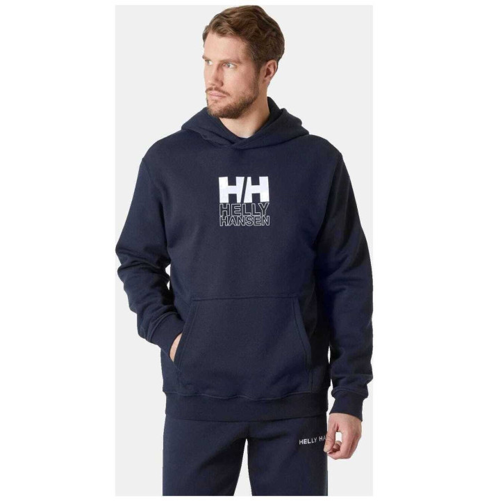 COTTON FLEECE GRAPHIC HOODIE