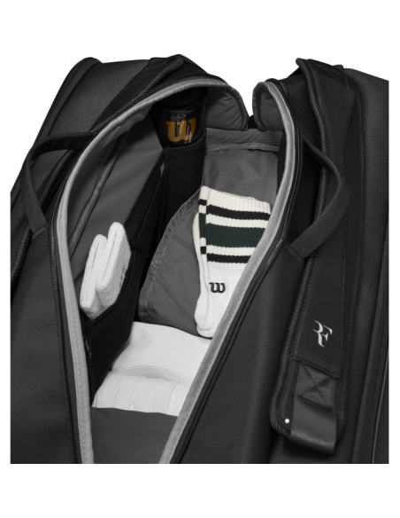 RF TOURNAMENT RACQUET BAG BLACK