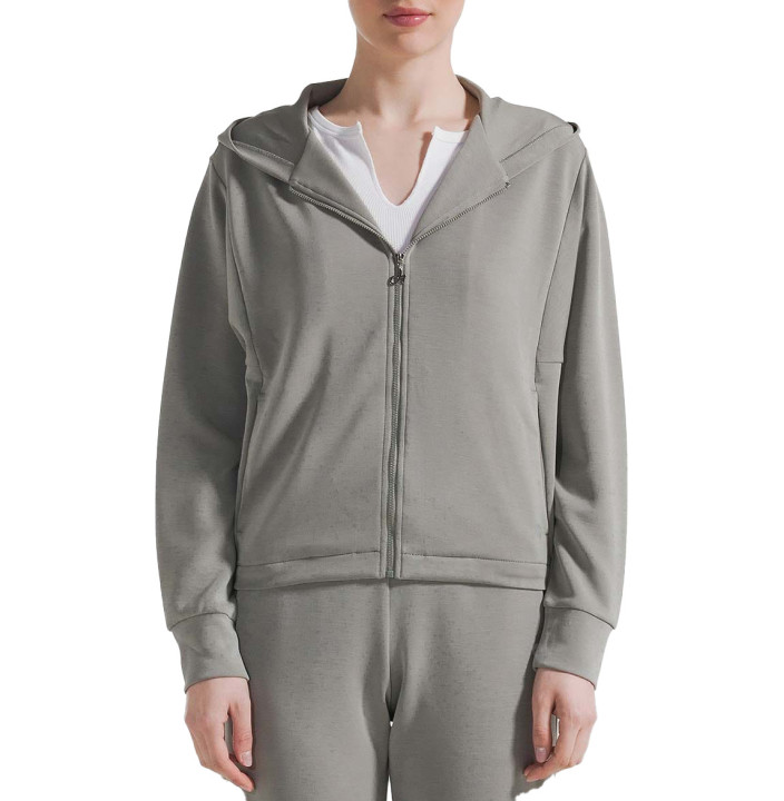 FELPA MORBIDA CON ZIP