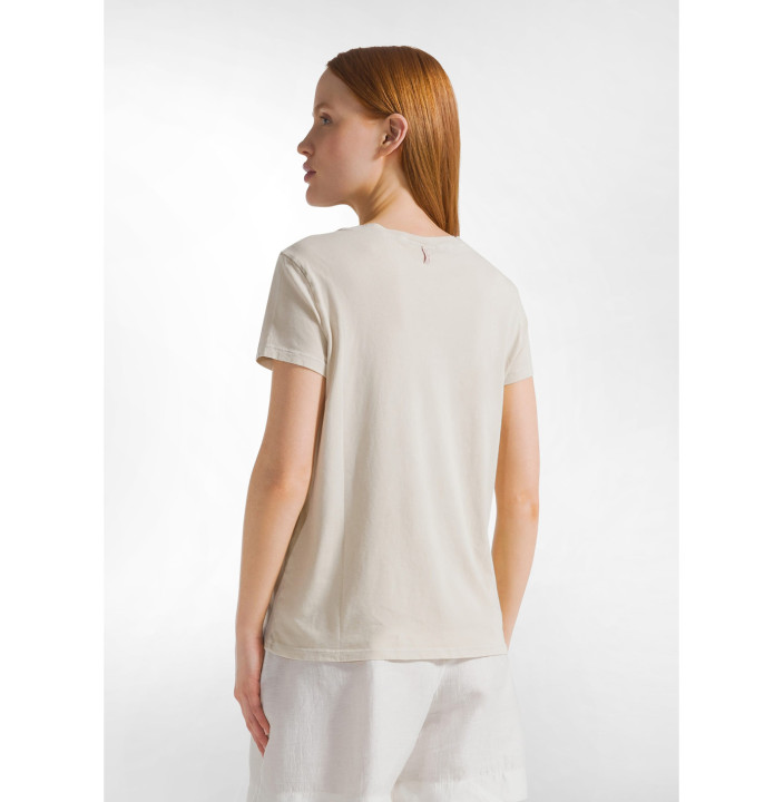 T-SHIRT EFFETTO MARMO