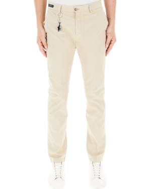 CHINO TENCEL STRETCH COTTON REGULAR FIT CHINO TROUSERS