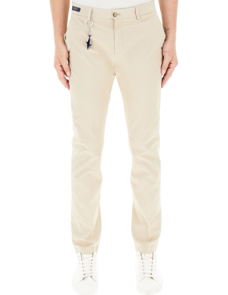 CHINO TENCEL STRETCH COTTON REGULAR FIT CHINO TROUSERS