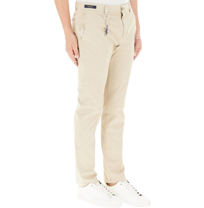 CHINO TENCEL STRETCH COTTON REGULAR FIT CHINO TROUSERS