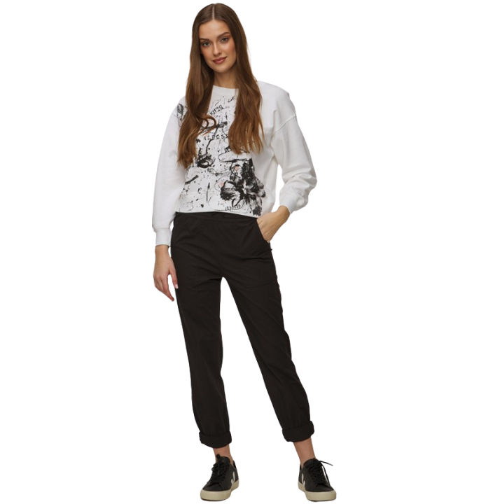 PANTALONE DRITTO IN POPELINE