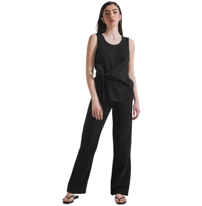 BLUSA SMANICATA CON NODO