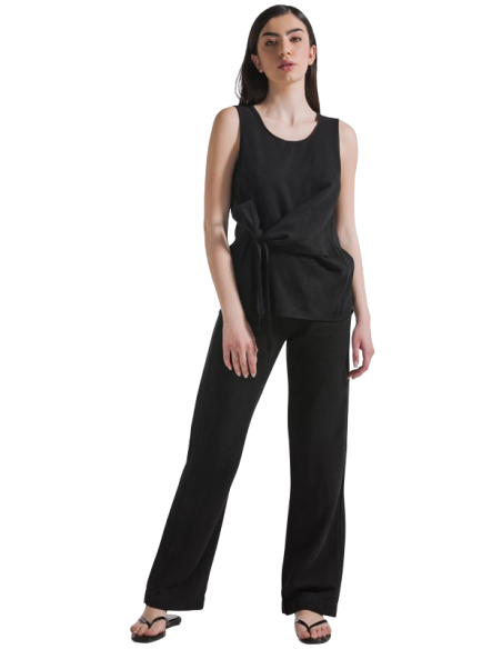 BLUSA SMANICATA CON NODO