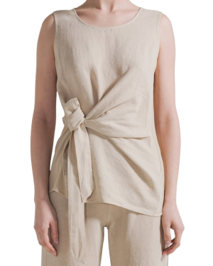 BLUSA SMANICATA CON NODO