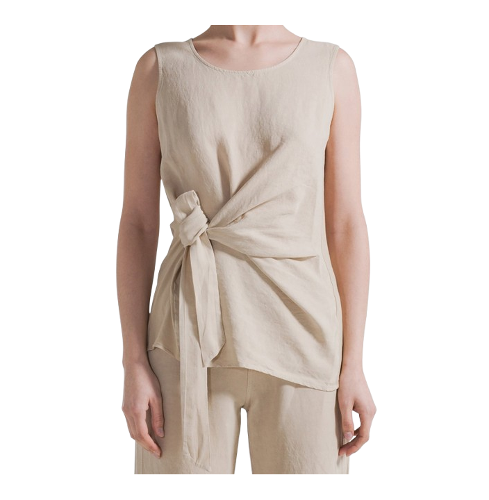 BLUSA SMANICATA CON NODO