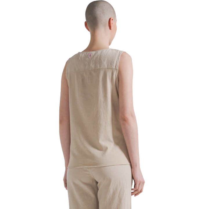 BLUSA SMANICATA CON NODO