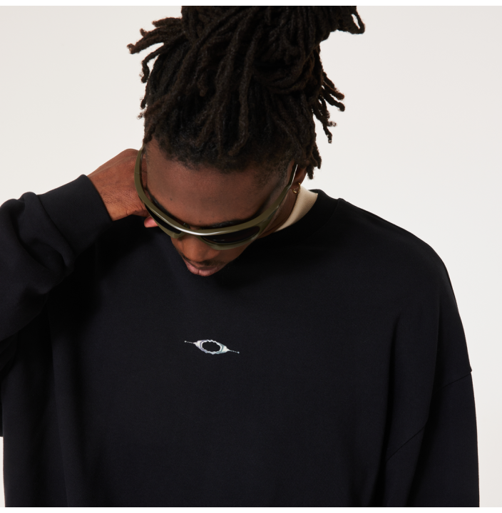 STACKED METAL SWEATSHIRT