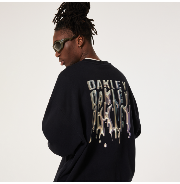 STACKED METAL SWEATSHIRT