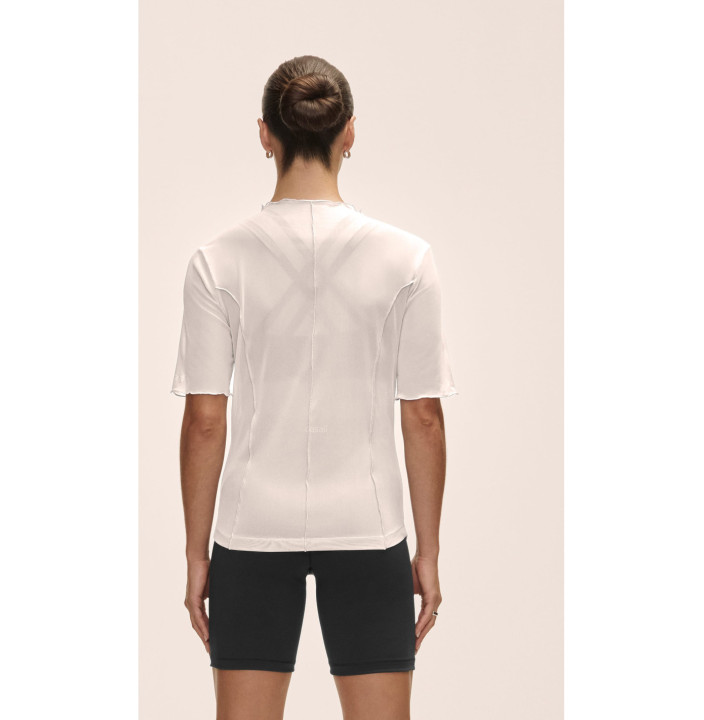 Seam Detail Mesh Tee