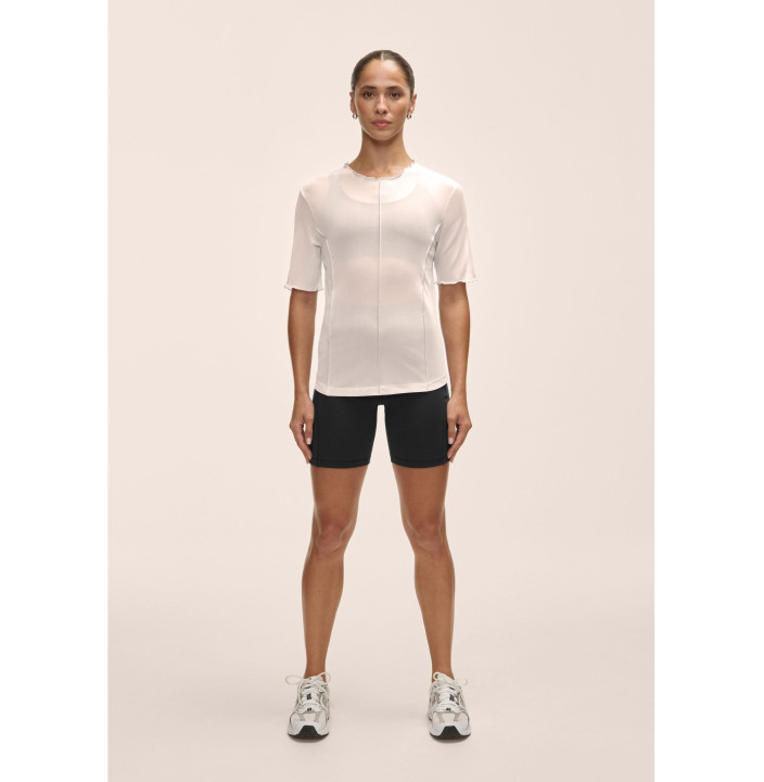 Seam Detail Mesh Tee