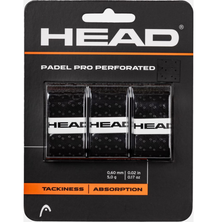 Padel Pro Perforated 3 pcs Pack