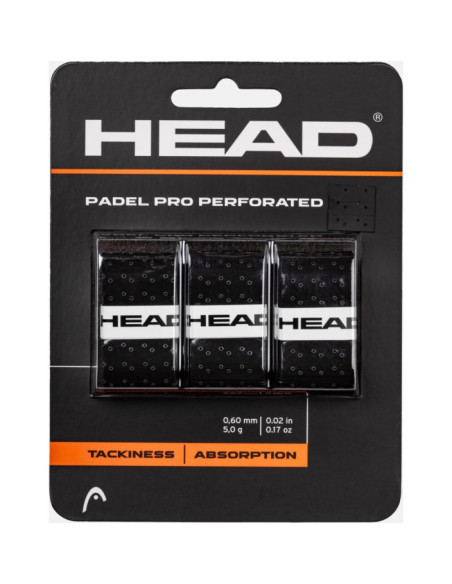 Padel Pro Perforated 3 pcs Pack