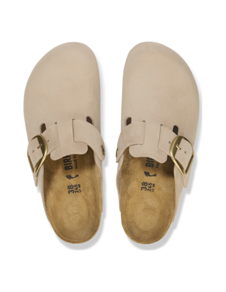 BOSTON BIG BUCKLE NUBUK LEATHER
