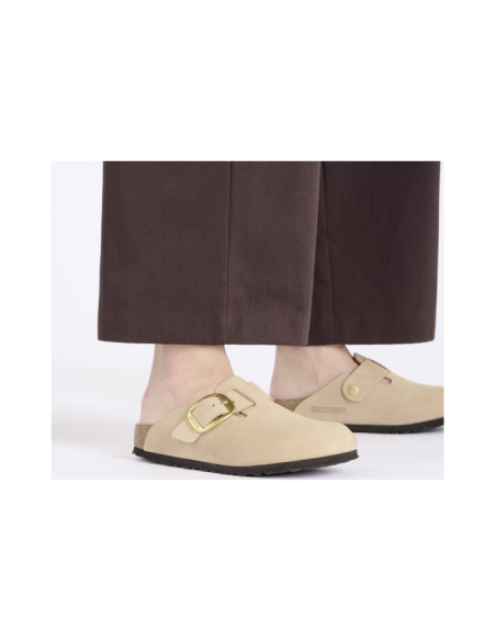 BOSTON BIG BUCKLE NUBUK LEATHER