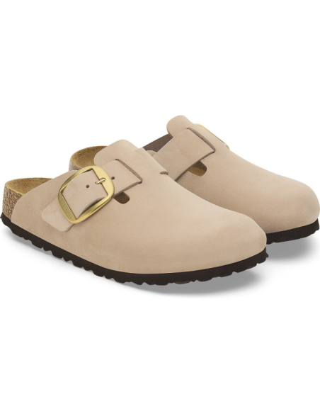 BOSTON BIG BUCKLE NUBUK LEATHER