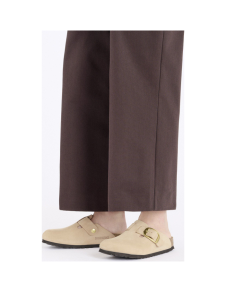 BOSTON BIG BUCKLE NUBUK LEATHER