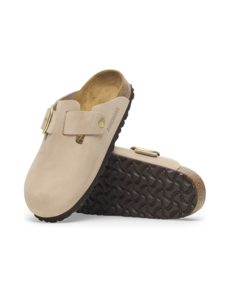 BOSTON BIG BUCKLE NUBUK LEATHER
