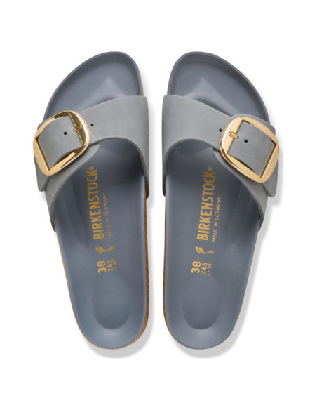 MADRID BIG BUCKLE NATURAL LEATHER OILED