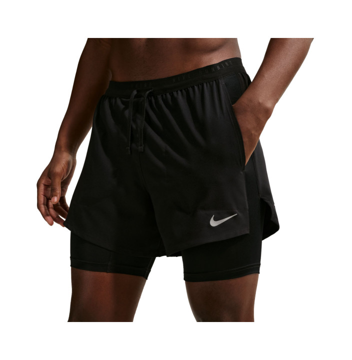 M NK DF STRIDE 5IN HYBRID SHRT