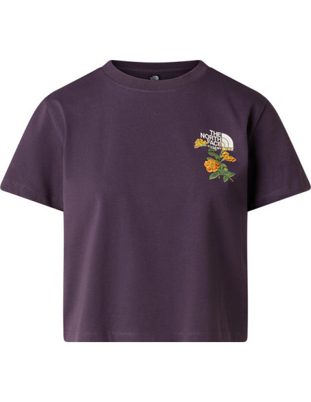 W FLORA EMBRO REGULAR SHORT SLEEVE TEE-G