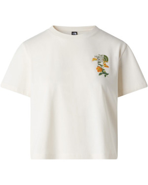 W FLORA EMBRO REGULAR SHORT SLEEVE TEE-G