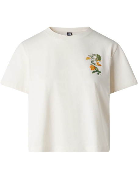 W FLORA EMBRO REGULAR SHORT SLEEVE TEE-G