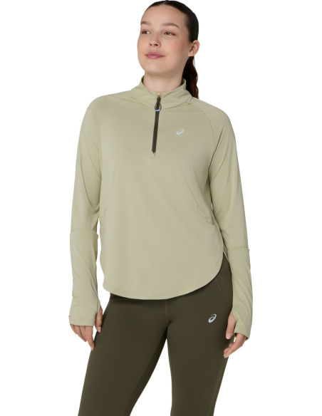 NAGINO RUN 1/4 ZIP LS TOP