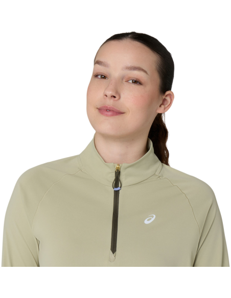 NAGINO RUN 1/4 ZIP LS TOP