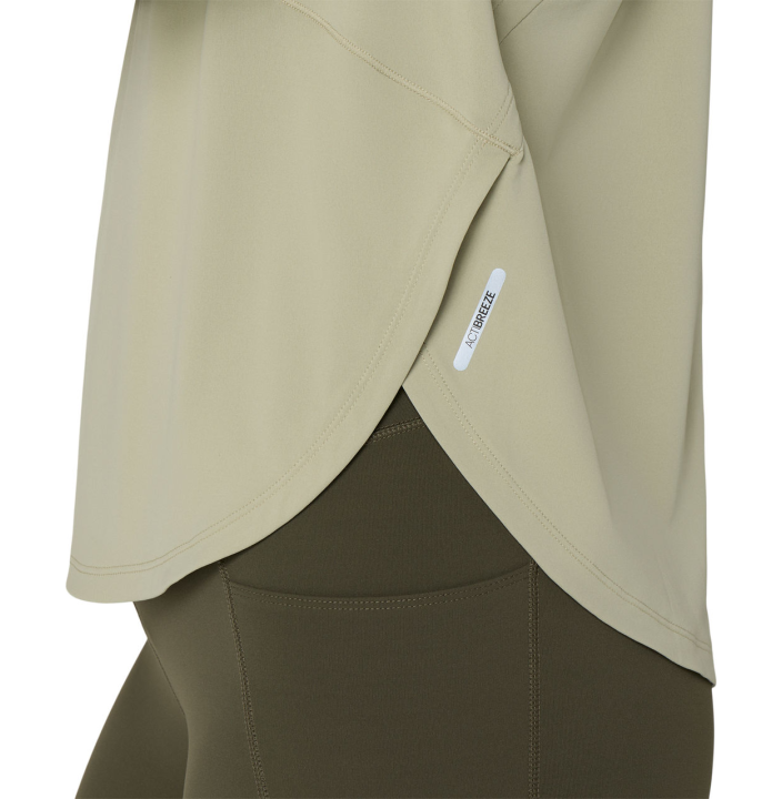 NAGINO RUN 1/4 ZIP LS TOP