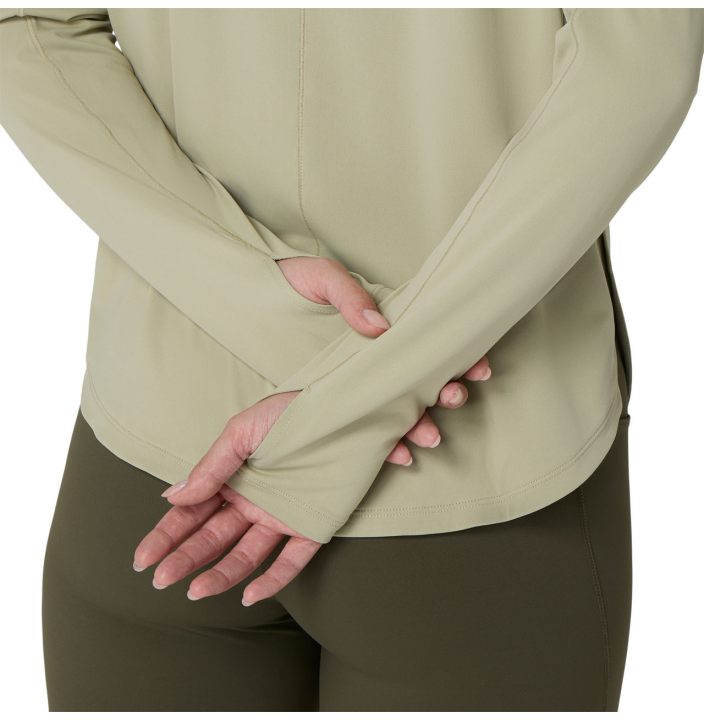 NAGINO RUN 1/4 ZIP LS TOP