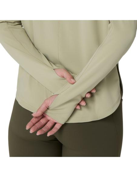 NAGINO RUN 1/4 ZIP LS TOP