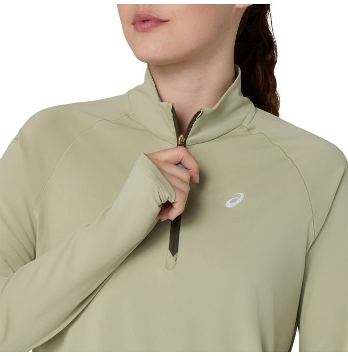 NAGINO RUN 1/4 ZIP LS TOP