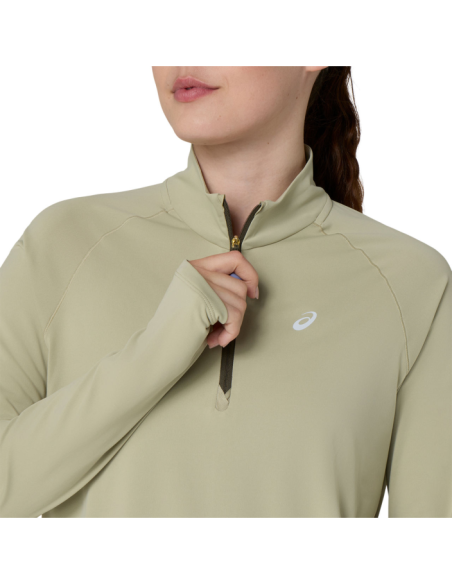 NAGINO RUN 1/4 ZIP LS TOP