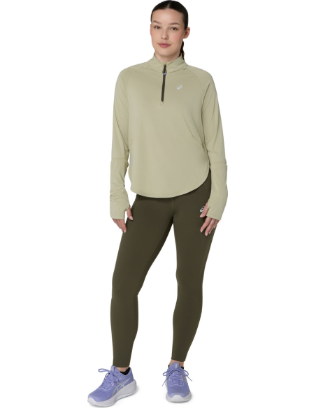 NAGINO RUN 1/4 ZIP LS TOP