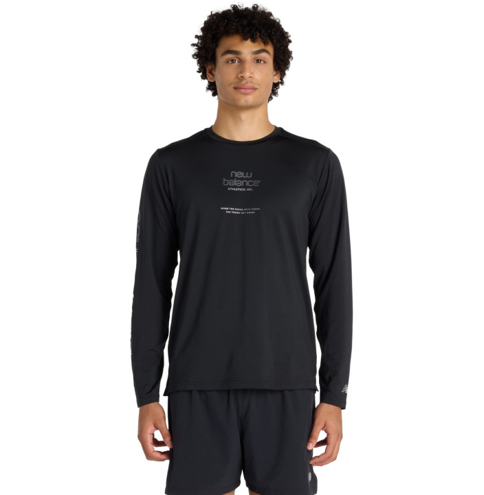 Reflective Poly Long Sleeve T-Shirt