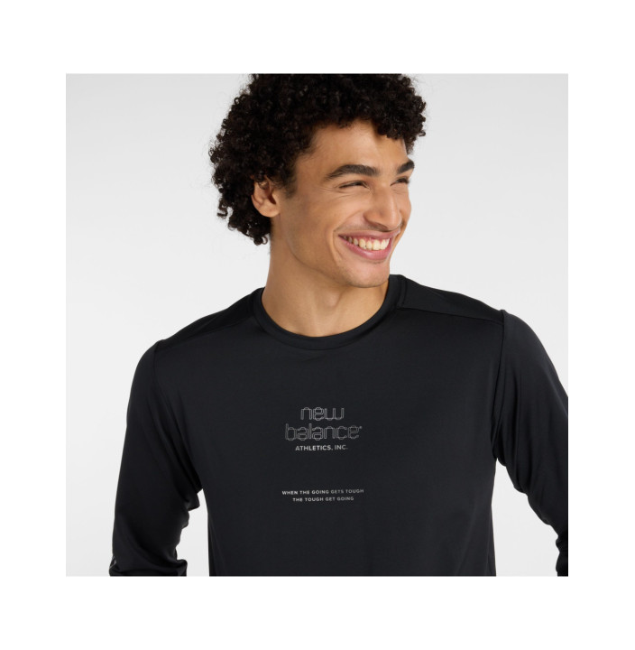 Reflective Poly Long Sleeve T-Shirt