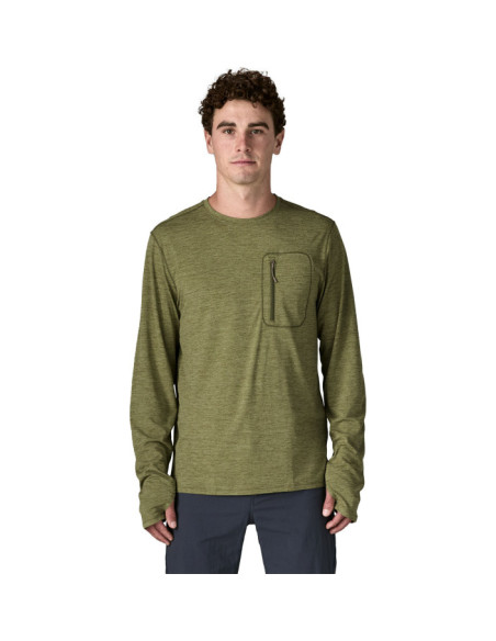 M'S LS CAP COOL SUN SHIRT