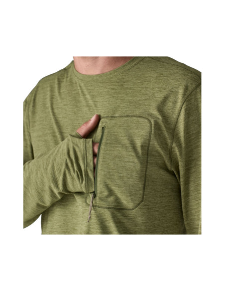 M'S LS CAP COOL SUN SHIRT